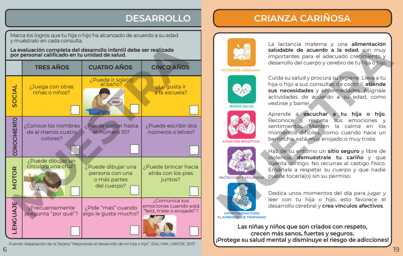 Actualización de la Cartilla Nacional de Salud para niñas y niños de 0 a 9 años