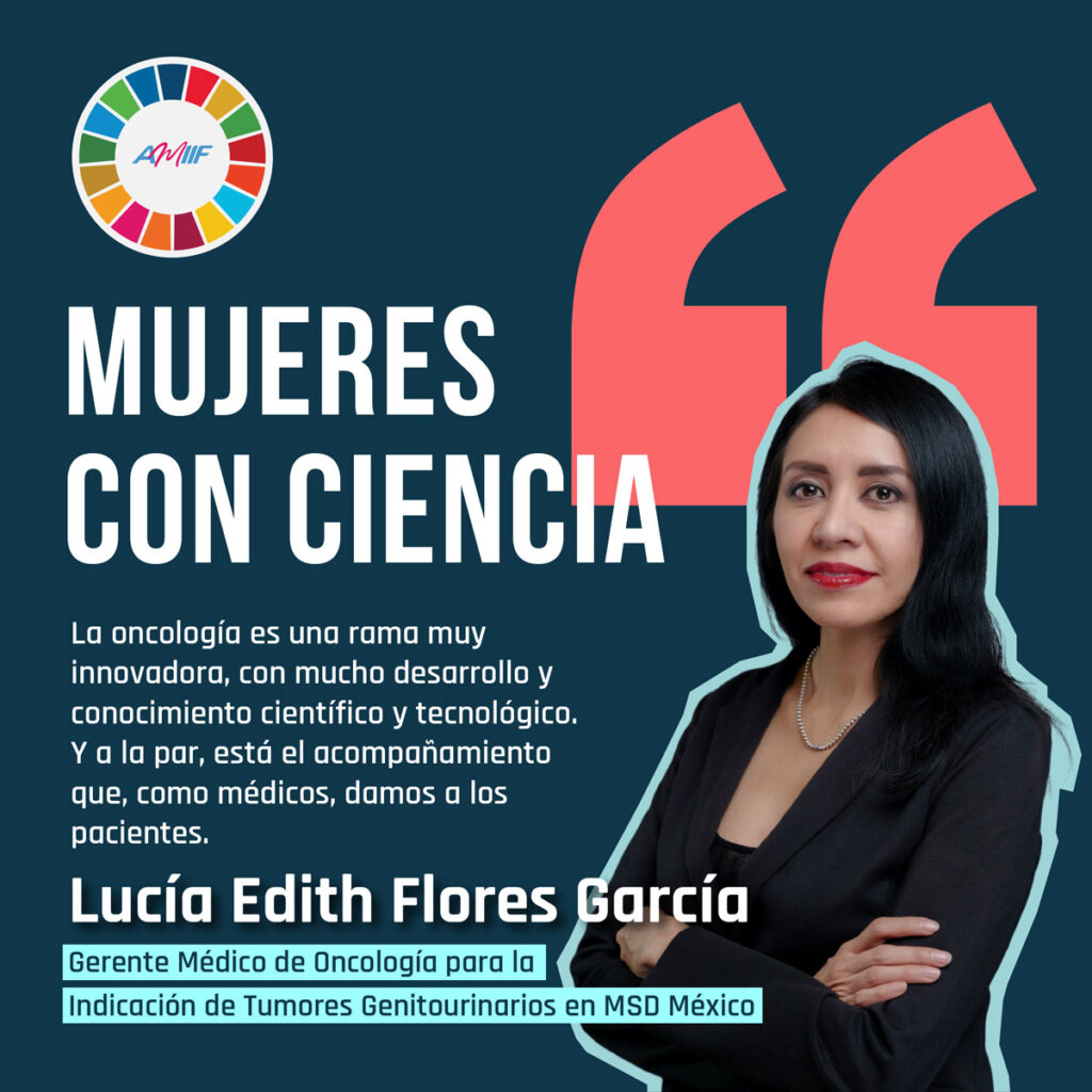 Lucía Edith Flores García, Gerente Médico de Oncología para la Indicación de Tumores Genitourinarios en MSD México.