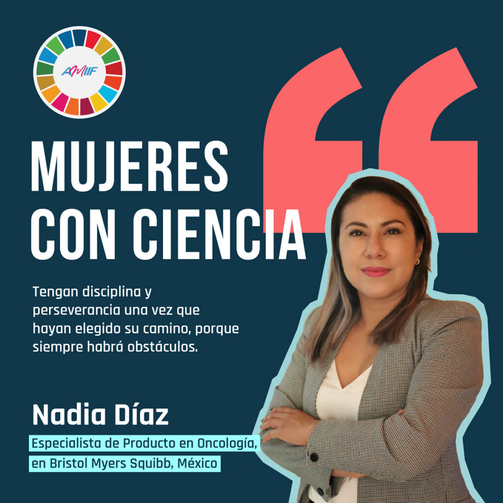 Nadia Estela Díaz Triste, Especialista de Producto en Oncología, en Bristol Myers Squibb, México