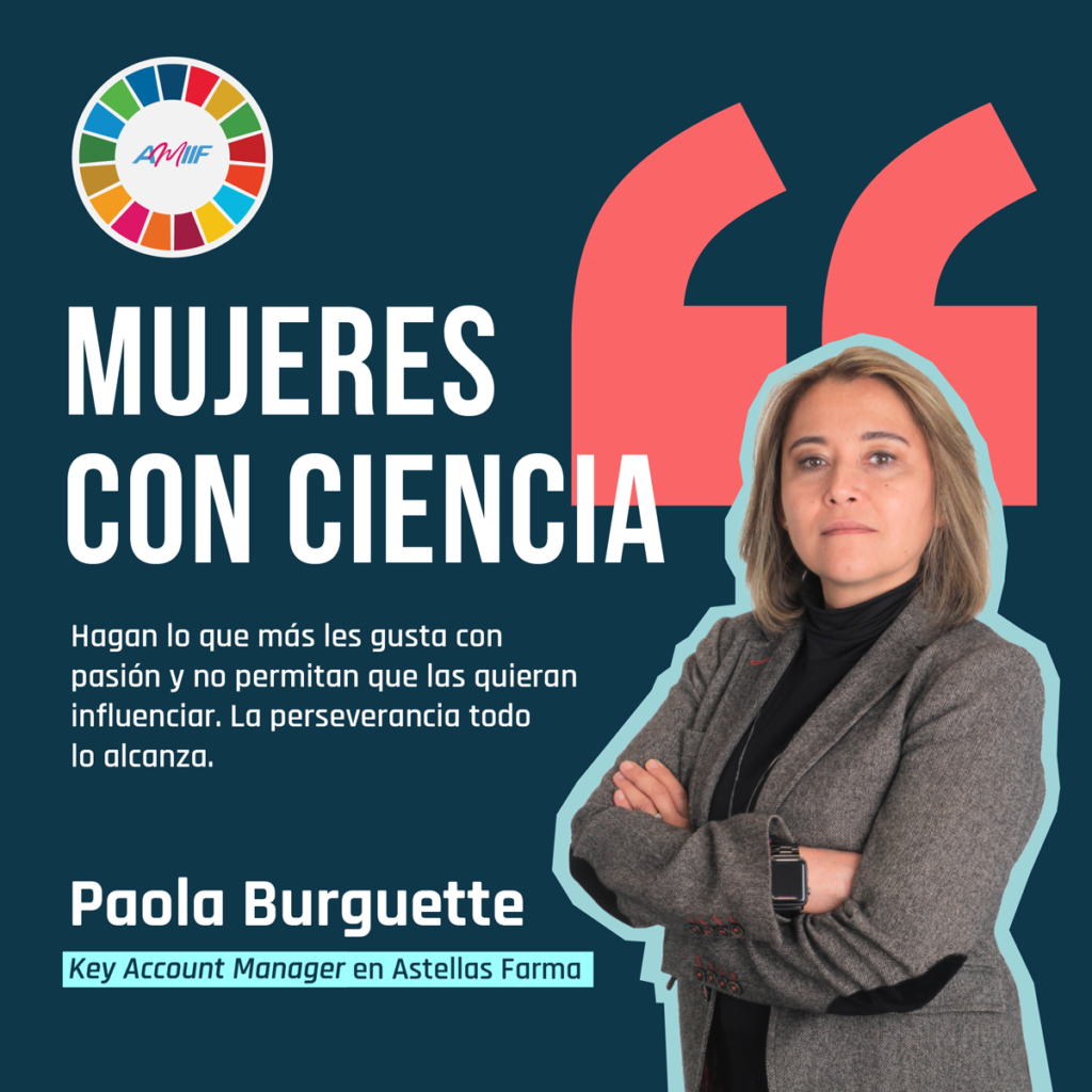 Paola Burguette – Key Account Manager en Astellas Farma