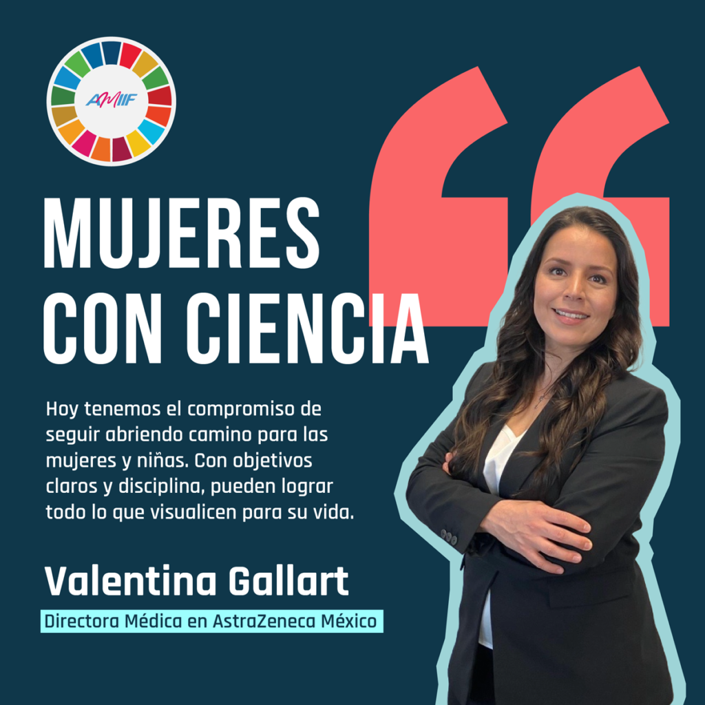 Valentina Gallart, Directora Médica AstraZeneca México